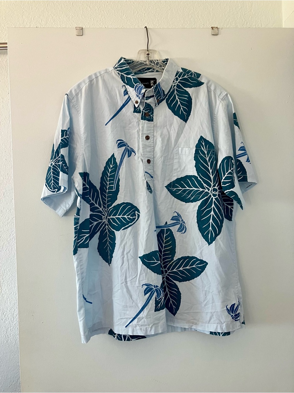 Sig Zane Aloha Shirt; Has A Patch and Several Stains - See Photos
